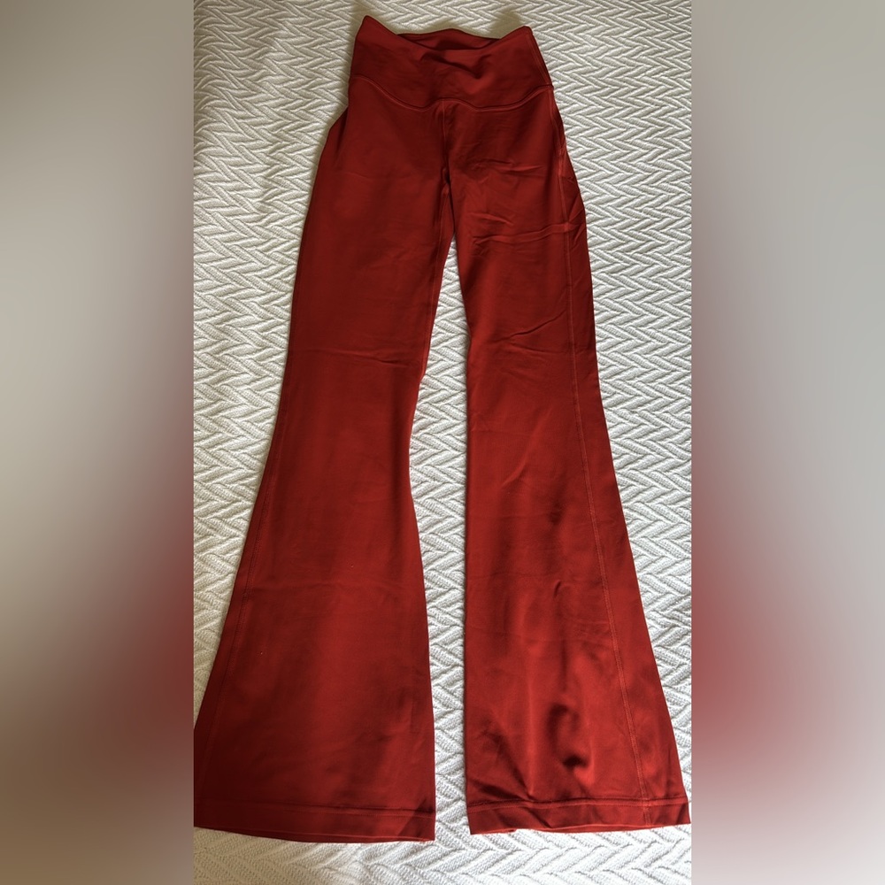 Burnt Orange Flared Pants